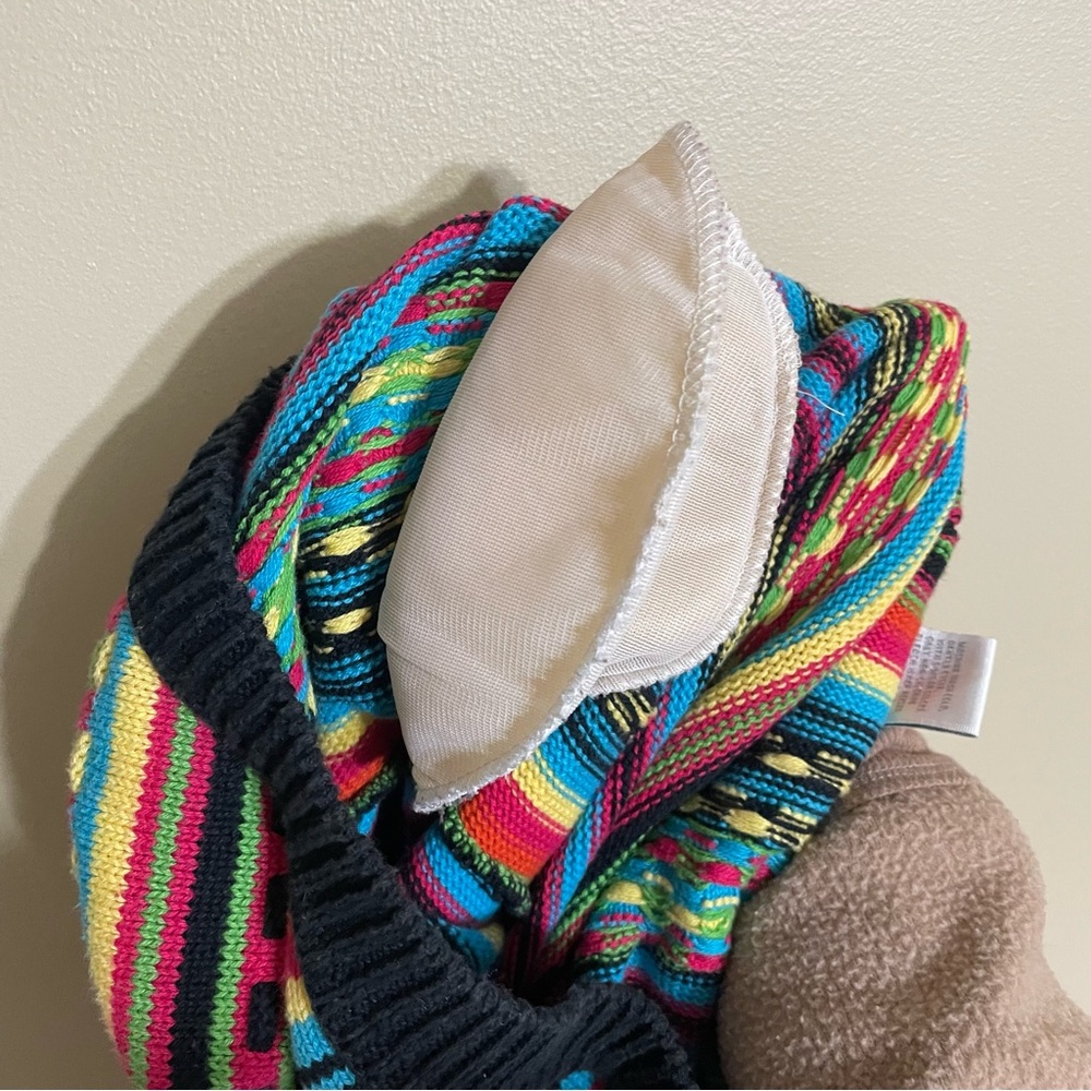Vintage 90s cotton 3D knit Coogi Style Sweater size large - Picture 6 of 6